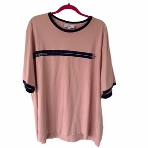 Sergio Tacchini Pink  Short Sleeve Graphic T Shirt 3XL Streetwear